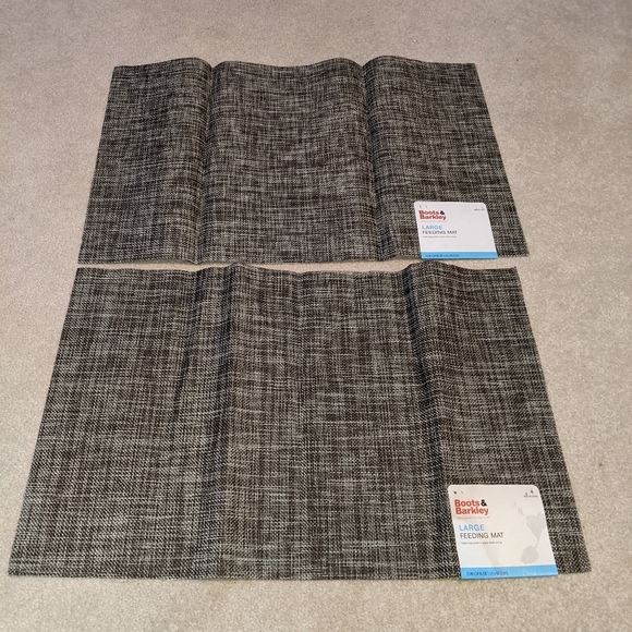Nwts Boots & barkley large feeding pet mats (bundle of 2)